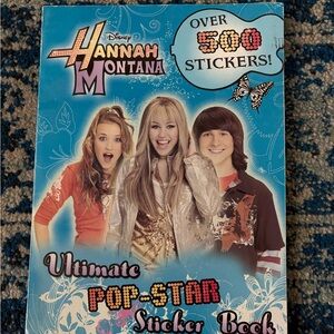 Hannah Montana Sticker Book Y2K